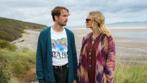 The Ballad Of Wallis Island Directed by James Griffiths 2025 Starring Carey Mulligan, Tim Key, Tom Basden, Akemnji Ndifornyen, Sian Clifford
