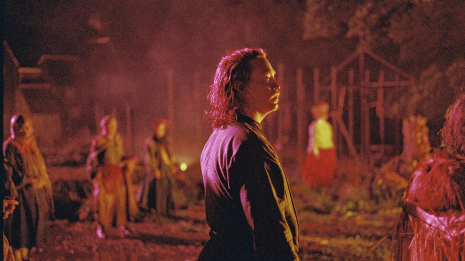 Harvest Harvest Directed by Athina Rachel Tsangari 2025 Starring Caleb Landry Jones, Harry Melling, Rosy McEwen, Frank Dillane, Thalissa Teixeira